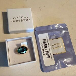 Raising Surfers Ocean Break Ring